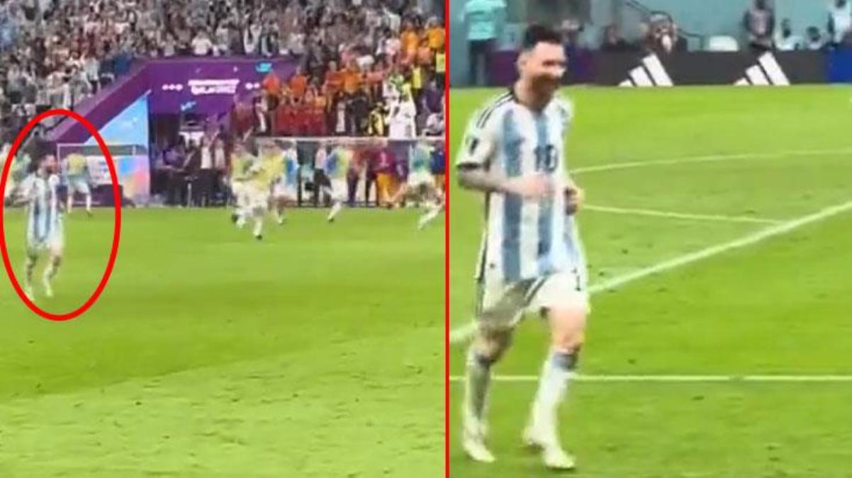 dunya kupasindaki zafer sonrasi messi takim arkadaslarinin aksine bambaska bir yere kostu