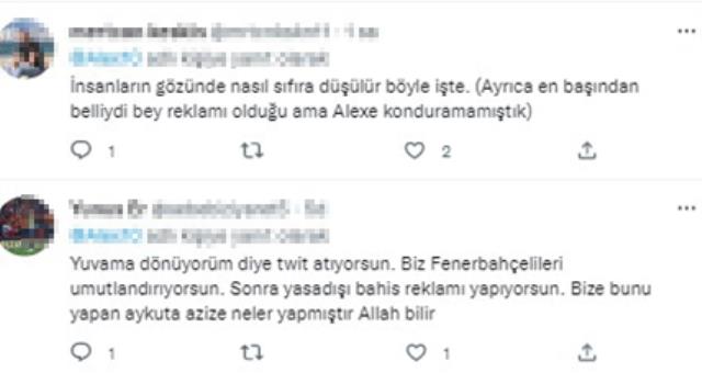 Hiç yakışmadı Alex! Yuvasına dönüş sebebi sadece Fenerbahçelileri değil herkesi üzdü