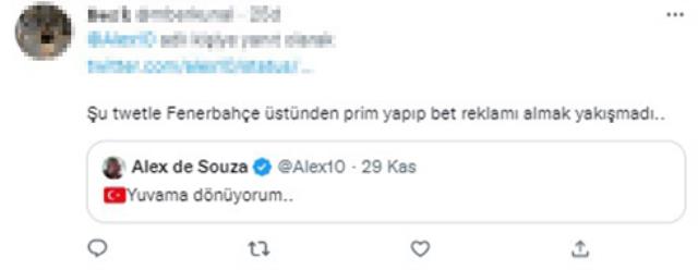 Hiç yakışmadı Alex! Yuvasına dönüş sebebi sadece Fenerbahçelileri değil herkesi üzdü