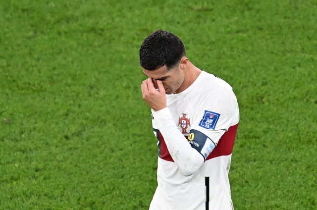 Cristiano Ronaldo ağladı! Fas Portekiz maçı sonrasında olay görüntüler