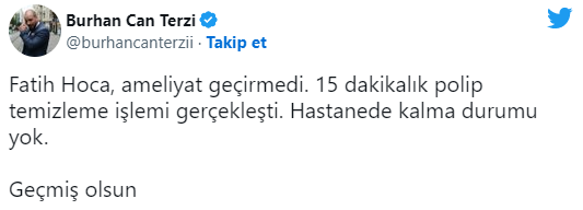 Apar topar hastaneye kaldırıldığı iddia edilmişti Fatih Terim'in sağlık durumuyla ilgili gerçek ortaya çıktı