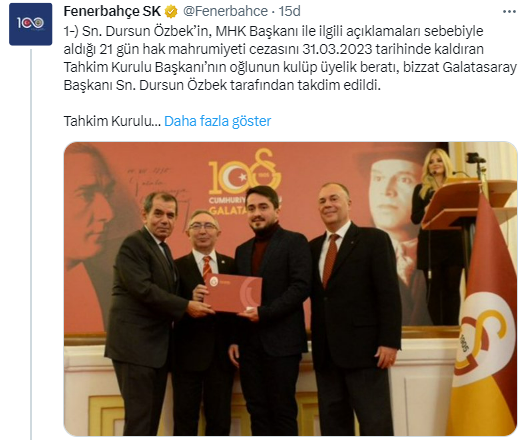 Galatasaray maçı öncesi Fenerbahçe'den zehir zemberek paylaşımlar! Olay Dursun Özbek detayı