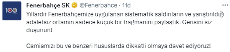 Galatasaray maçı öncesi Fenerbahçe'den zehir zemberek paylaşımlar! Olay Dursun Özbek detayı