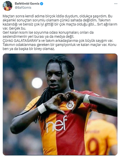 Galatasaray'da kriz! Yönetim, Bafetimbi Gomis için acil toplanma kararı aldı