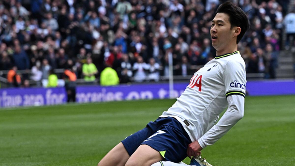 heung min son tottenham ile tarihe gecti