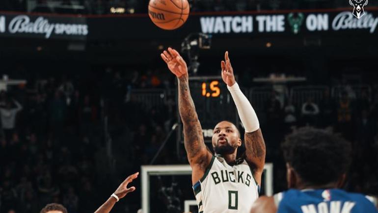 Milwaukee Bucks, Sacramento Kingsi son saniye üçlüğüyle yıktı