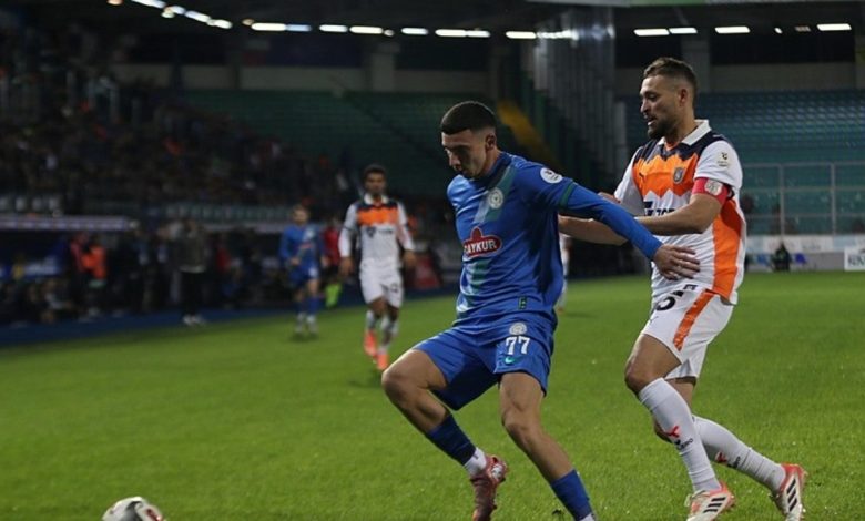 Rizespor - Başakşehir mücadelesinde kazanan çıkmadı 1 basaksehir-maci